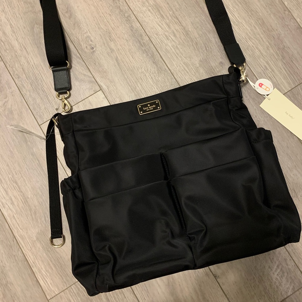 kate spade Black Nylon Baby Bag Messenger